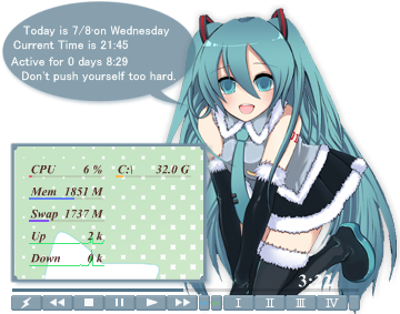 Download widget clock download wallpaper hatsune miku download